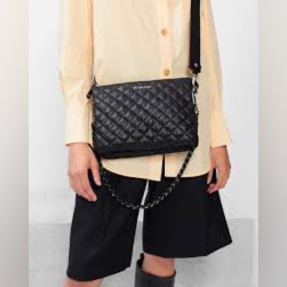 MZ WALLACE Large Crosby Pippa bag- Black